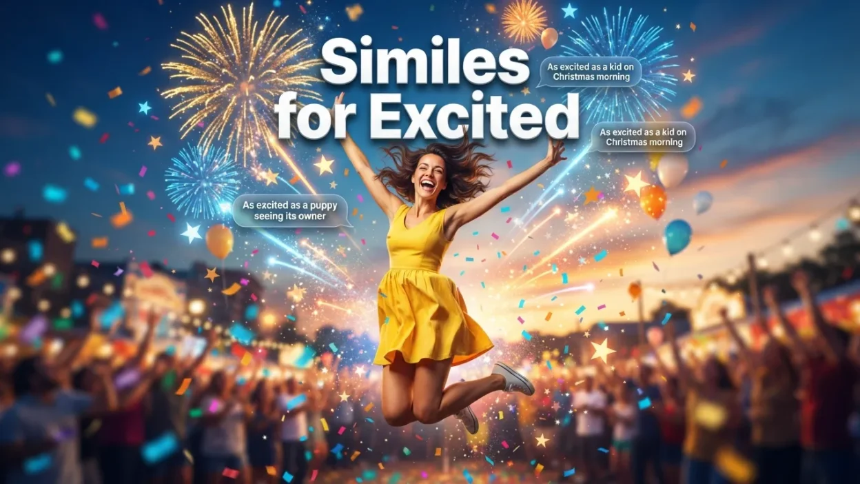 Similes for Excited