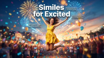 Similes for Excited