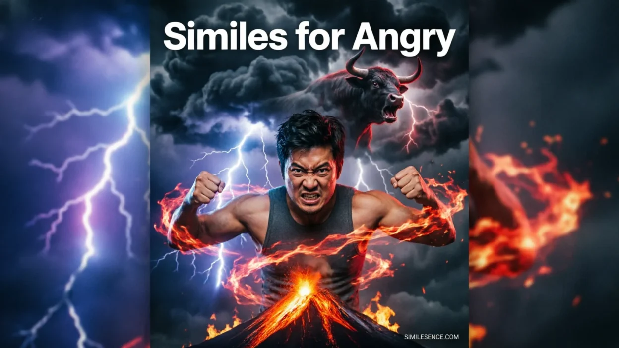 Similes for Angry