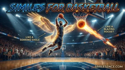 similes for basketball