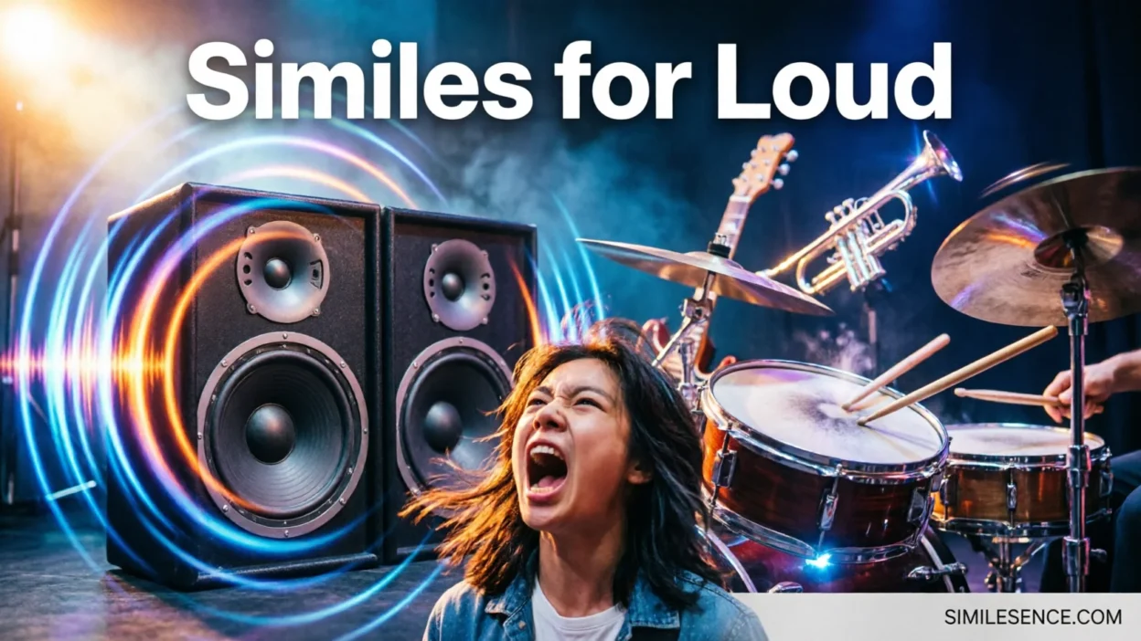 Similes for Loud