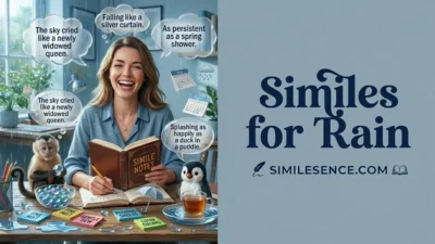 Similes for Rain