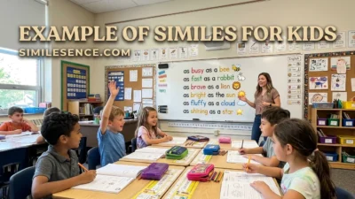 Example of Similes for Kids