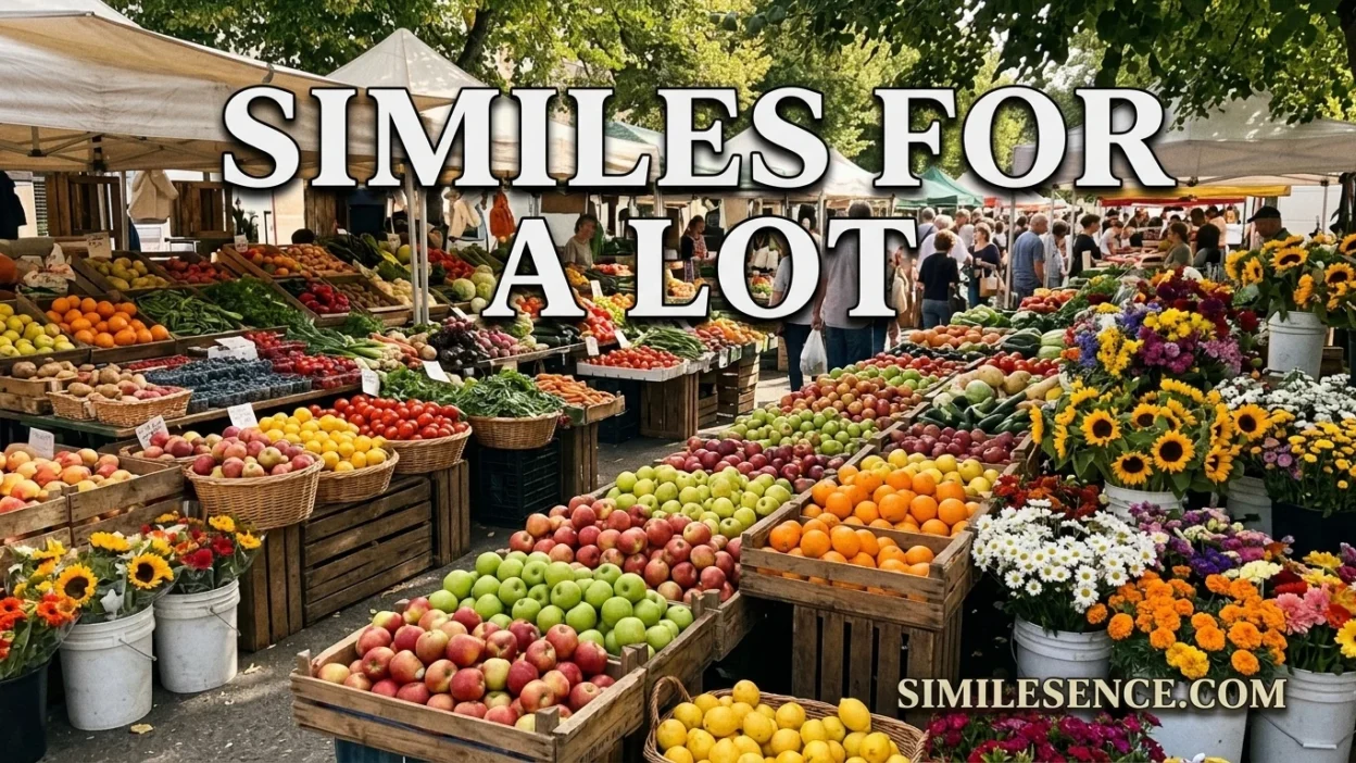 Similes for a Lot
