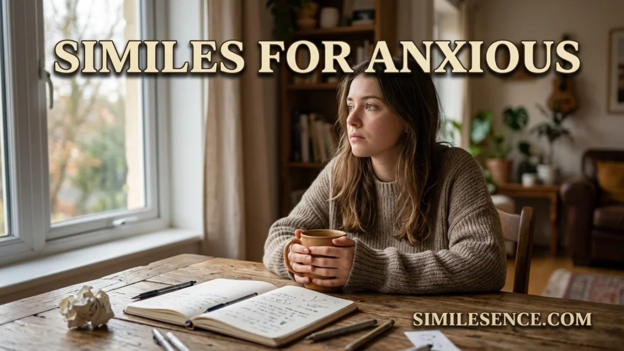 Similes for Anxious