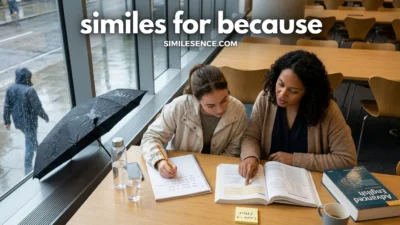 Similes for Because