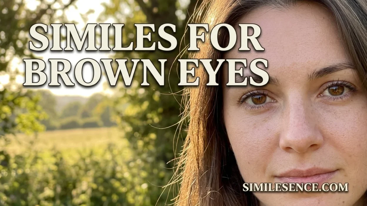 Similes for Brown Eyes