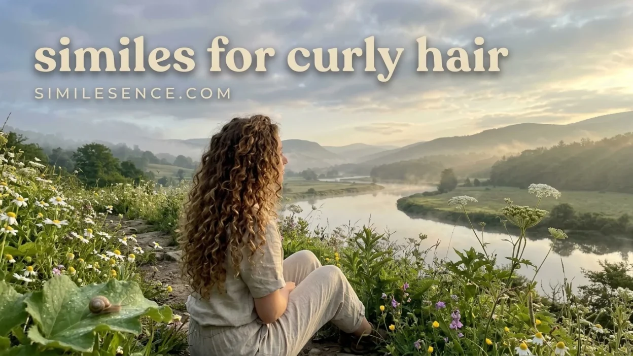 Similes for Curly Hair