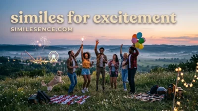 Similes for Excitement