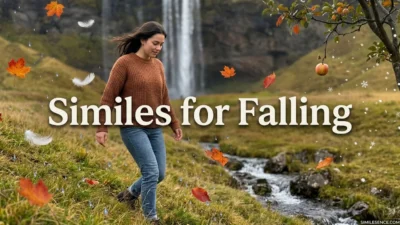 Similes for Falling