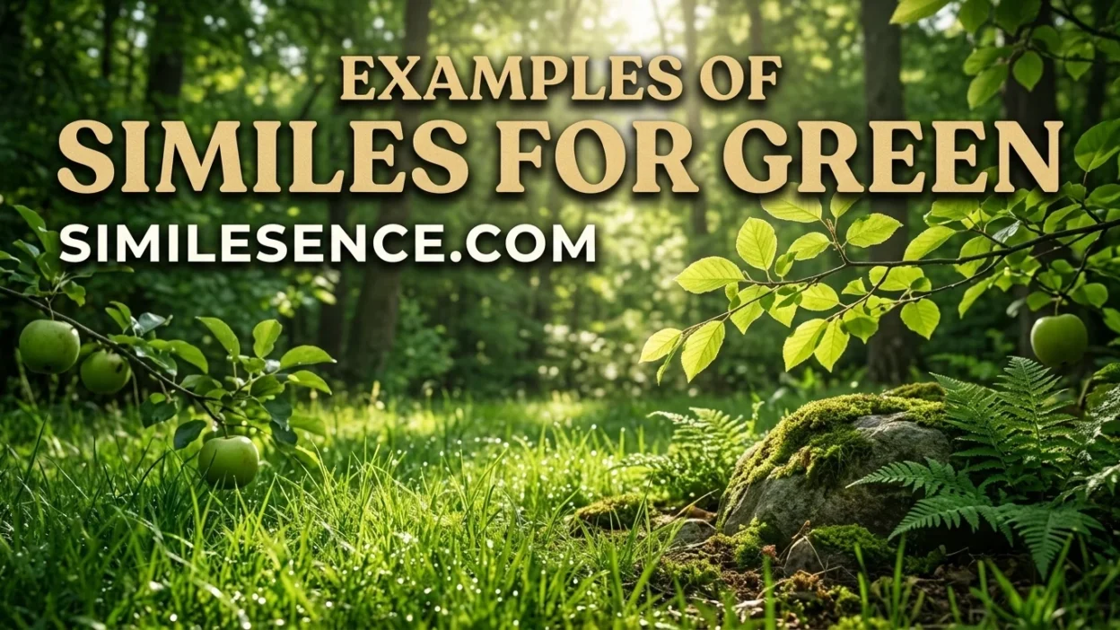 Similes for Green