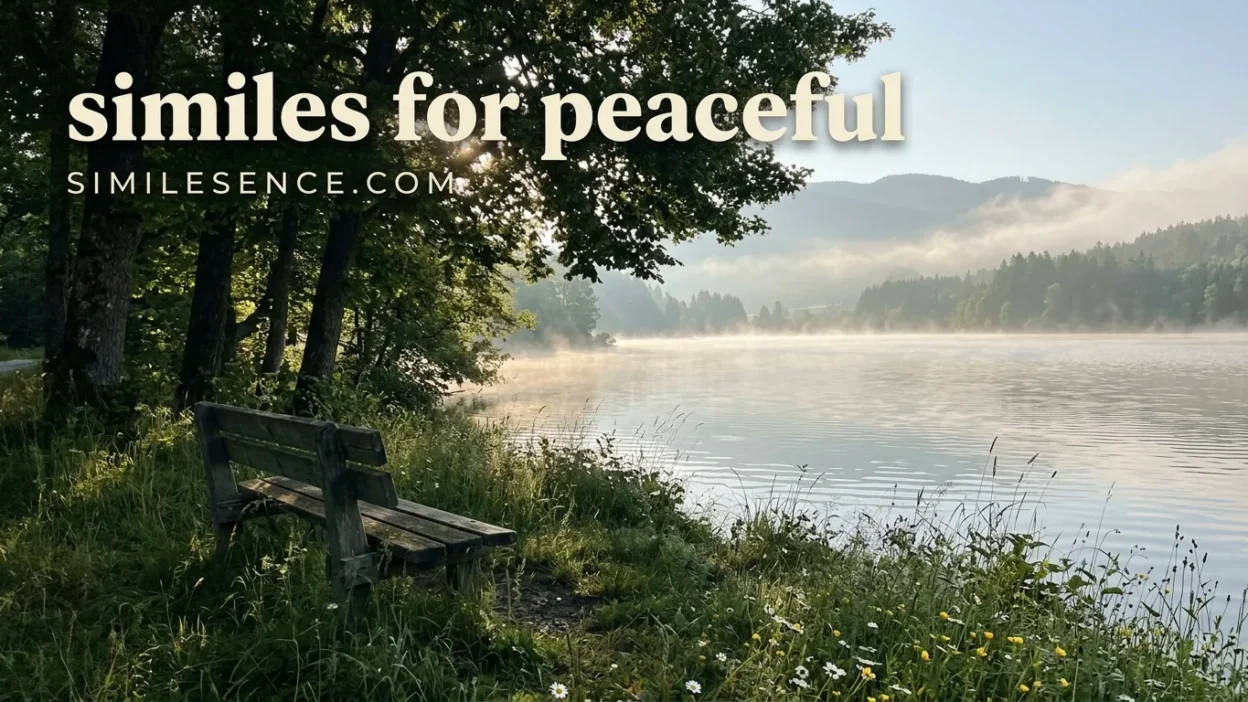 Similes for Peaceful