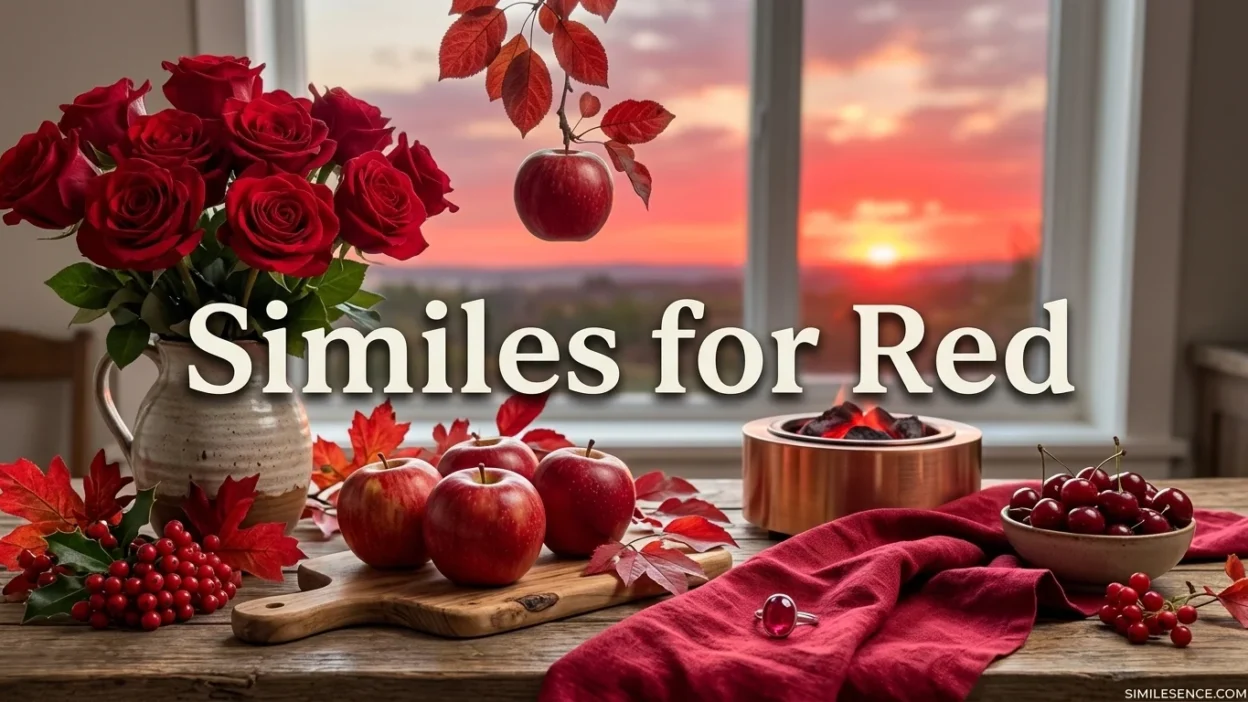 Similes for Red