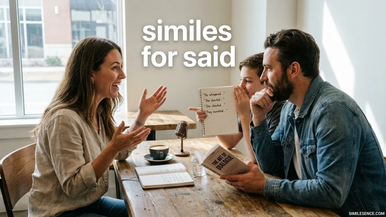 Similes for Said
