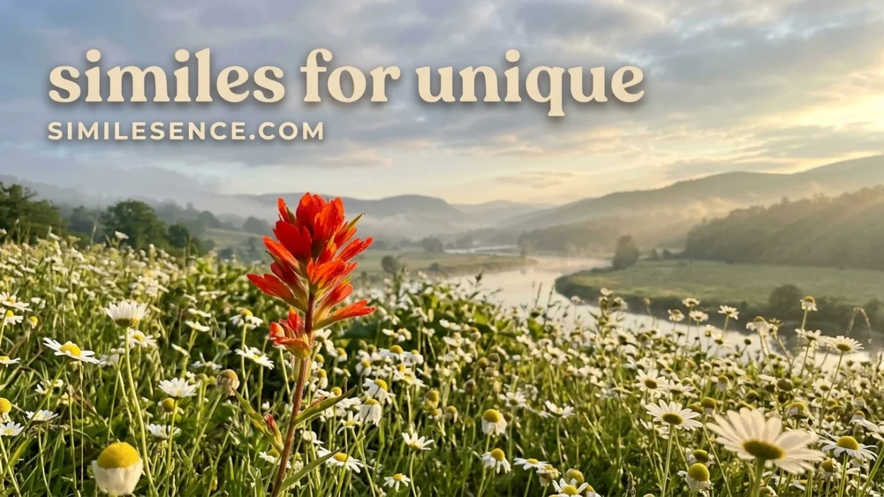 Similes for Unique