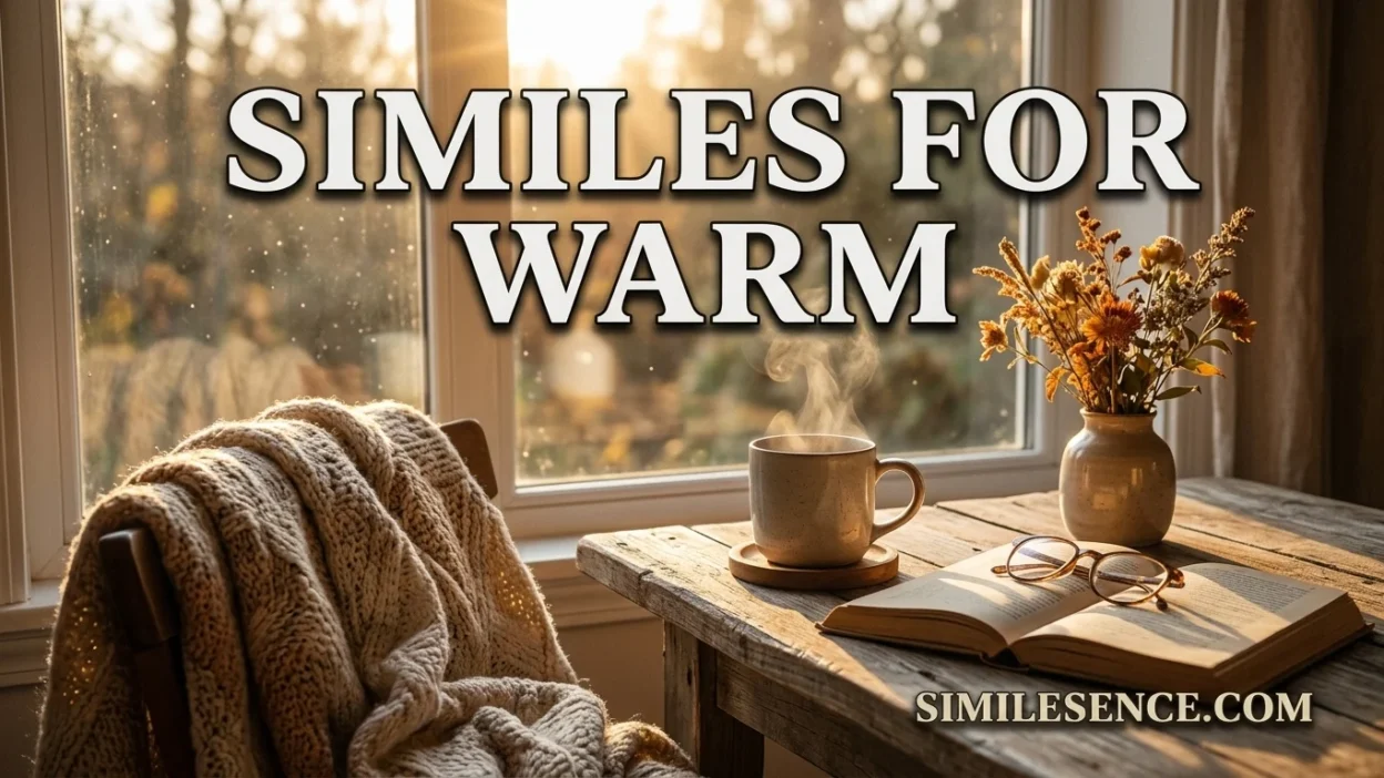 Similes for Warm