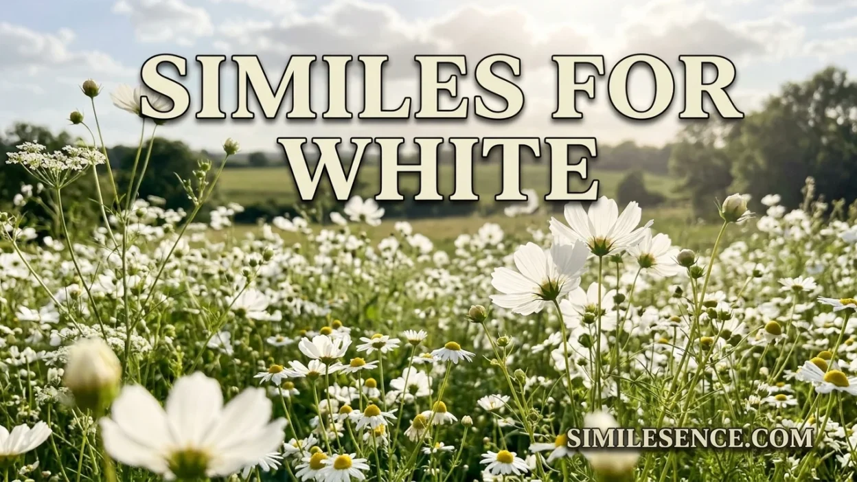 Similes for White