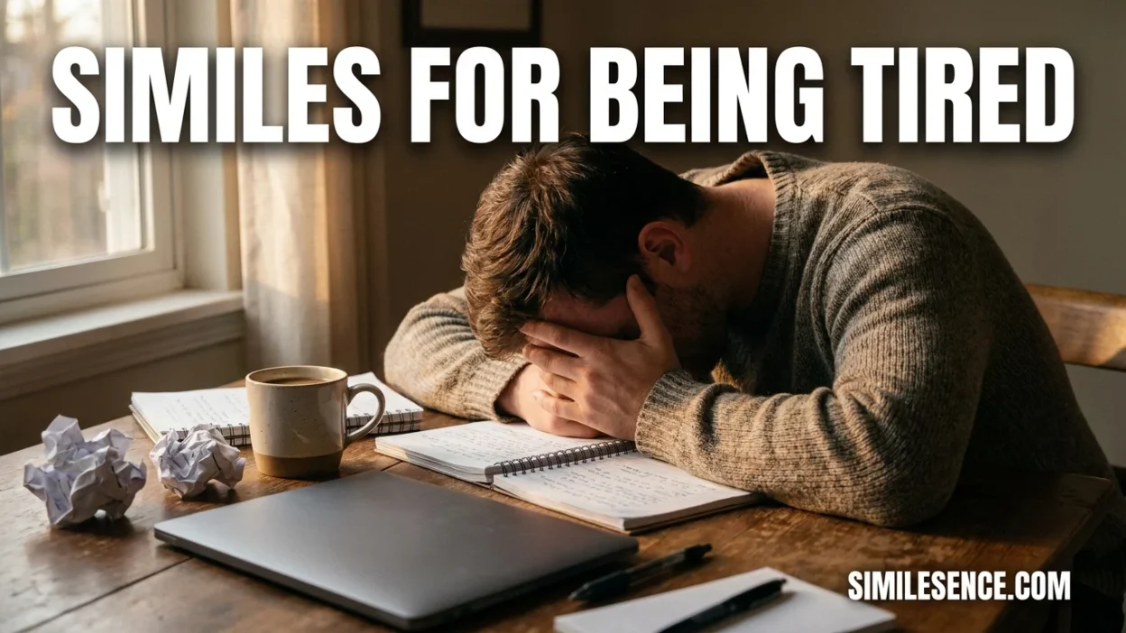 Similes for Being Tired
