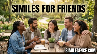 similes for friends